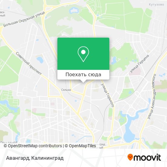 Карта Авангард