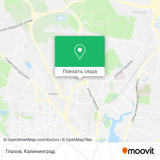 Карта Глазов
