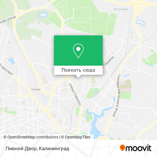 Карта Пивной Двор
