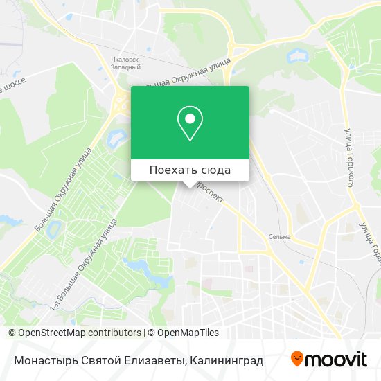 Карта Монастырь Святой Елизаветы