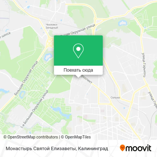 Карта Монастырь Святой Елизаветы