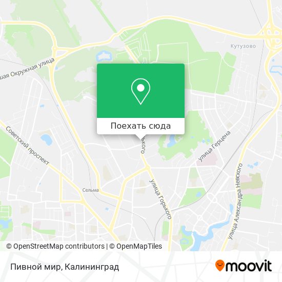 Карта Пивной мир