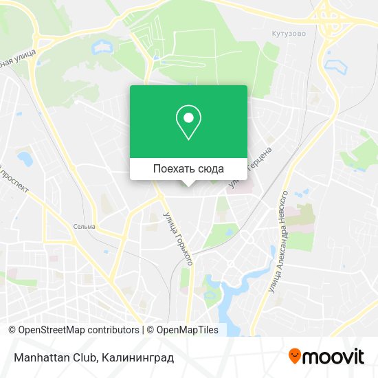 Карта Manhattan Club