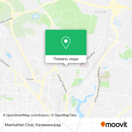 Карта Manhattan Club