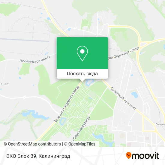 Карта ЭКО Блок 39