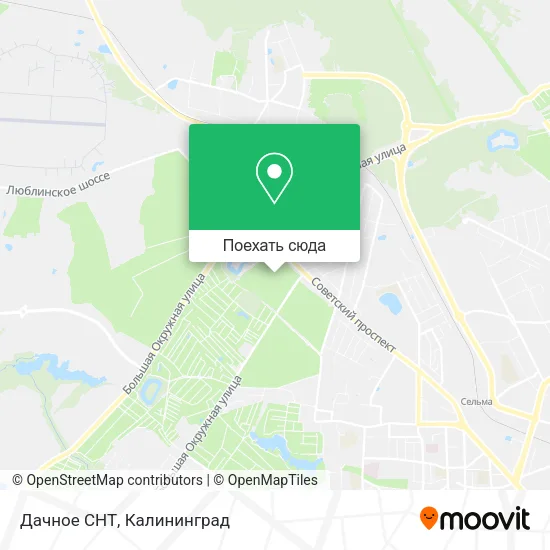 Карта Дачное СНТ