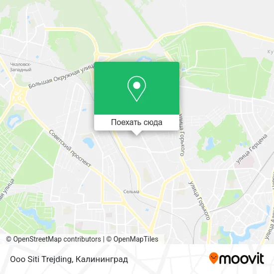 Карта Ooo Siti Trejding