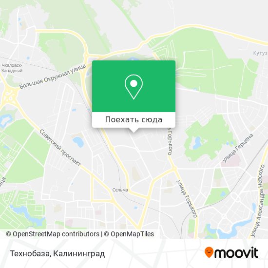 Карта Технобаза