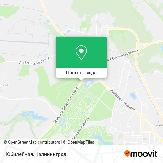 Карта Юбилейная