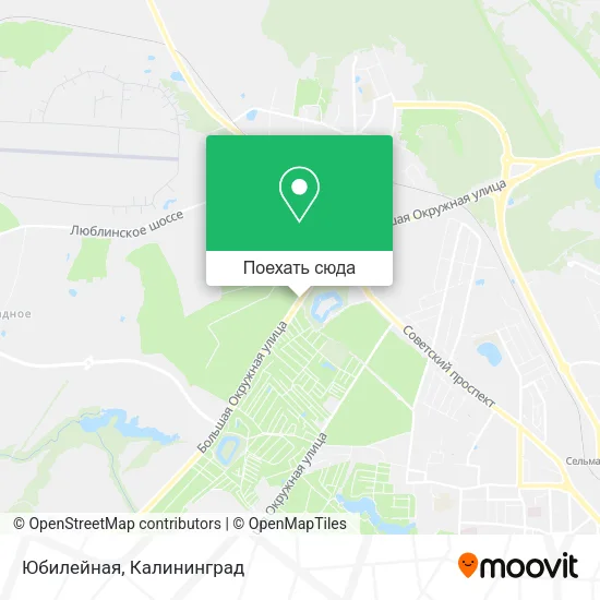 Карта Юбилейная