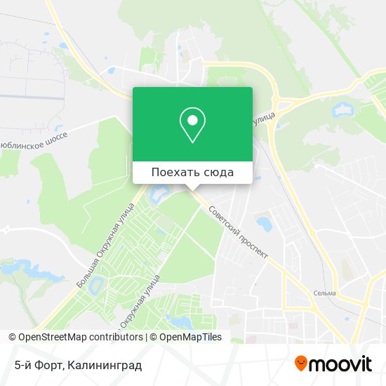 Карта 5-й Форт