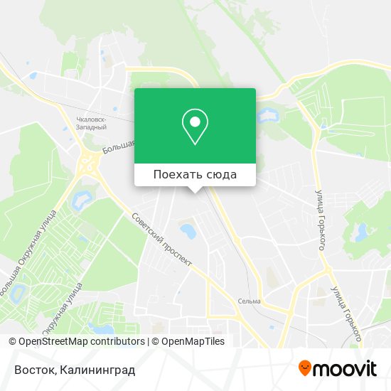 Карта Восток