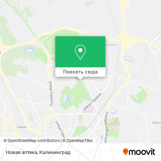 Карта Новая аптека