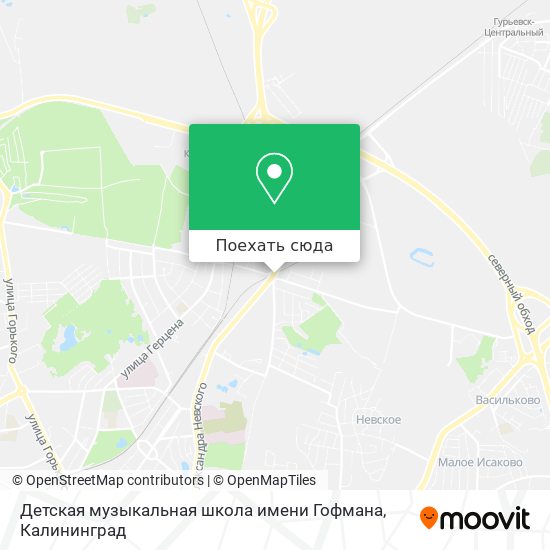 Карта Детская музыкальная школа имени Гофмана