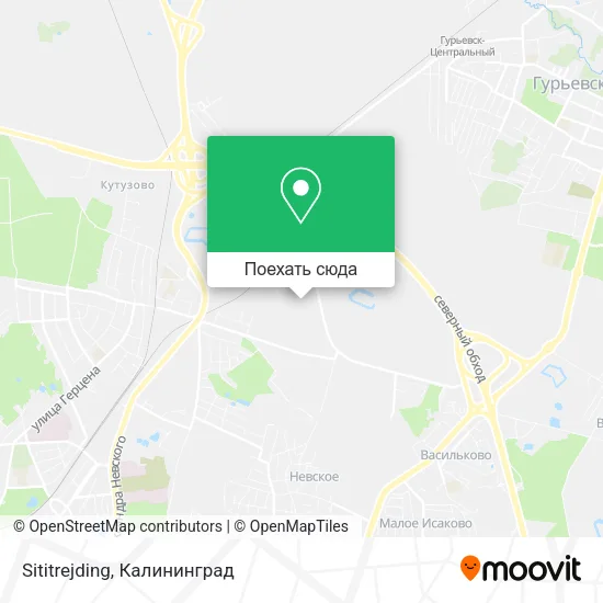 Карта Sititrejding