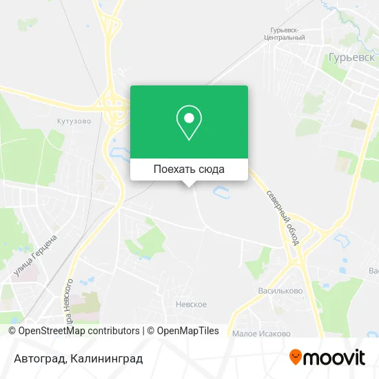 Карта Автоград