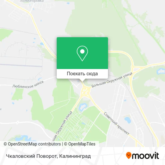 Карта Чкаловский Поворот