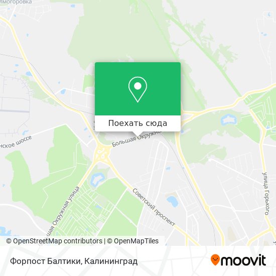 Карта Форпост Балтики