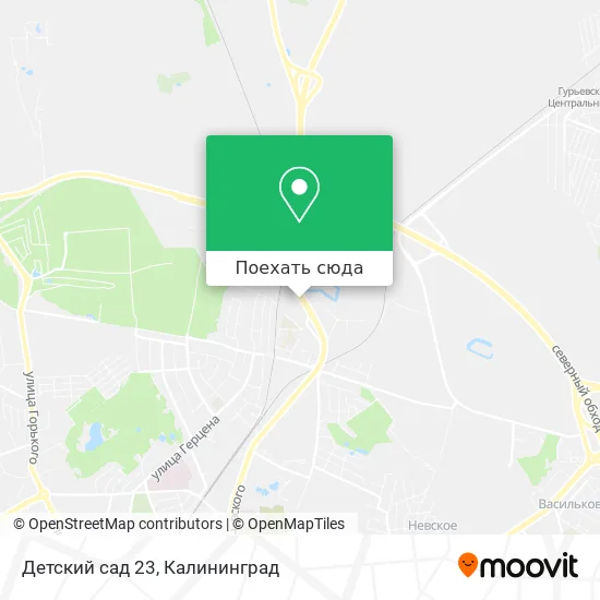 Карта Детский сад 23