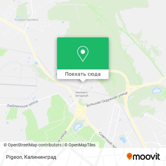 Карта Pigeon