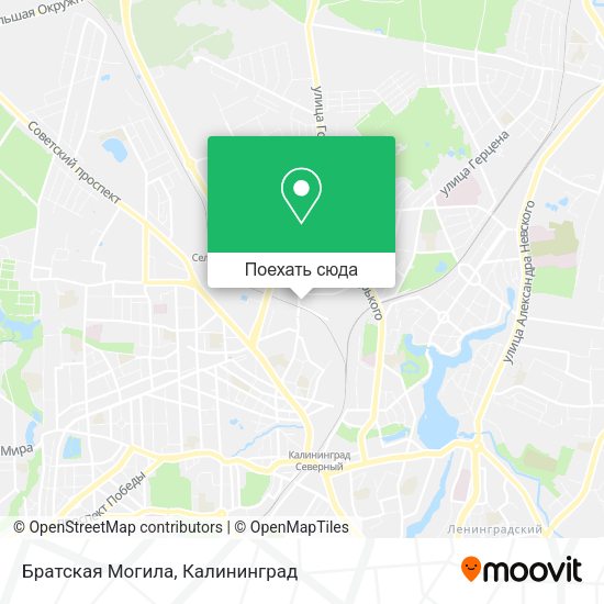 Карта Братская Могила