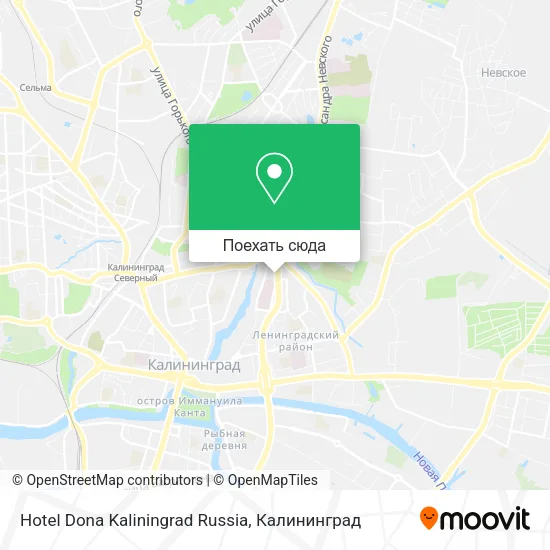 Карта Hotel Dona Kaliningrad Russia