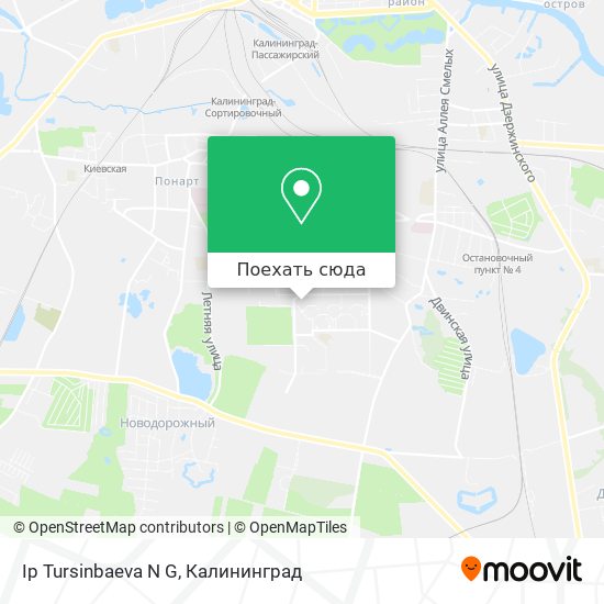 Карта Ip Tursinbaeva N G