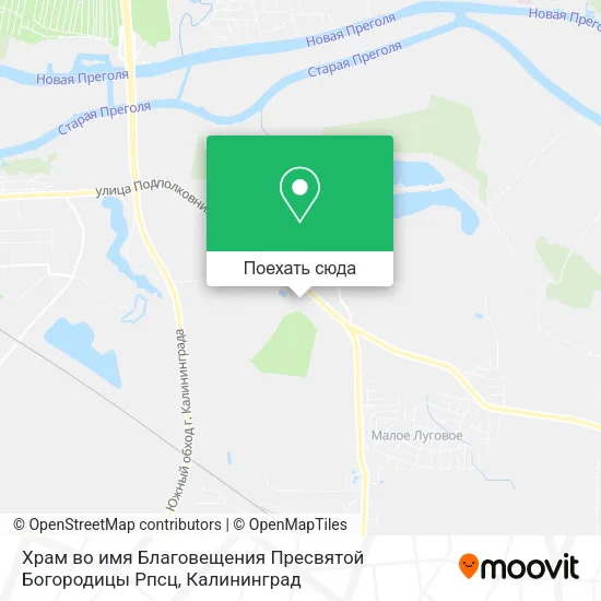 Карта Храм во имя Благовещения Пресвятой Богородицы Рпсц