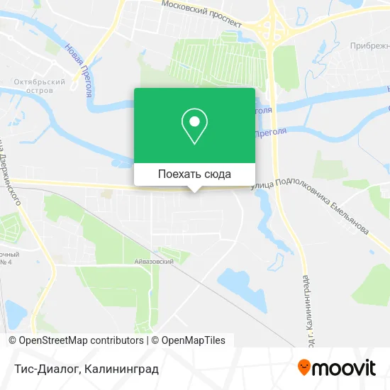 Карта Тис-Диалог