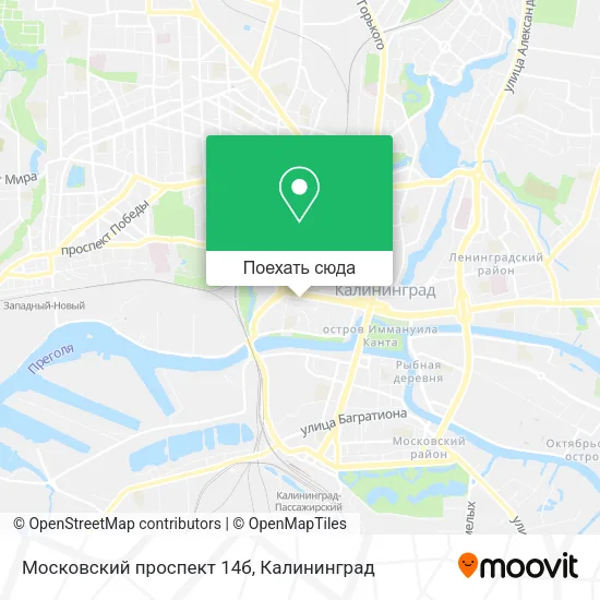 Карта Московский проспект 14б