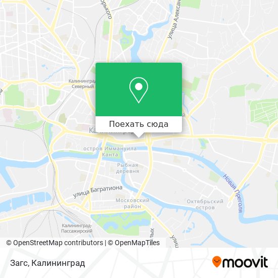 Карта Загс