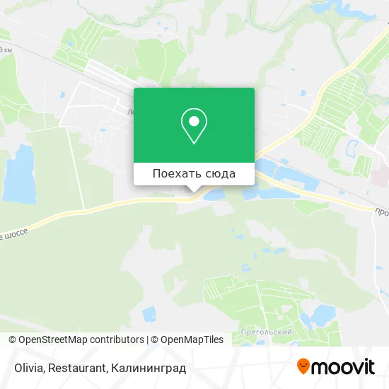 Карта Olivia, Restaurant