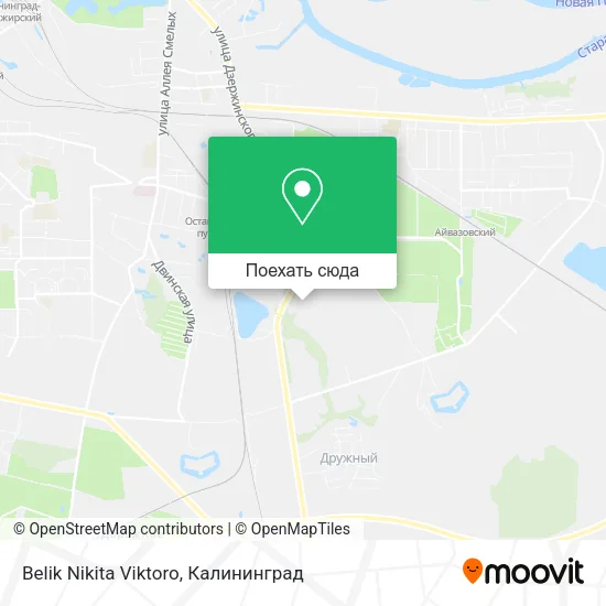 Карта Belik Nikita Viktoro