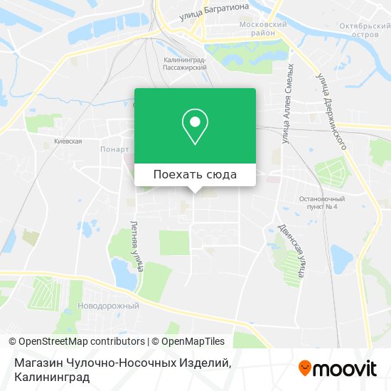 Карта Магазин Чулочно-Носочных Изделий