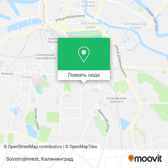 Карта Sovstrojinvest