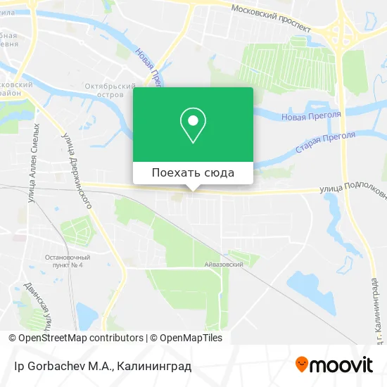 Карта Ip Gorbachev M.A.