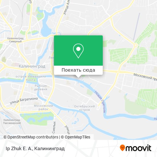 Карта Ip Zhuk E. A.
