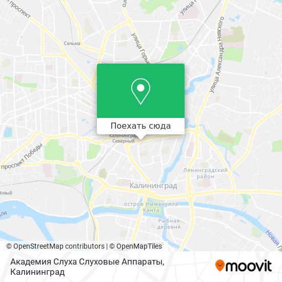 Карта Академия Слуха Слуховые Аппараты
