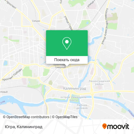 Карта Югра