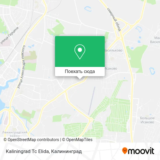 Карта Kaliningrad Tc Elida