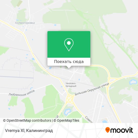 Карта Vremya Xl