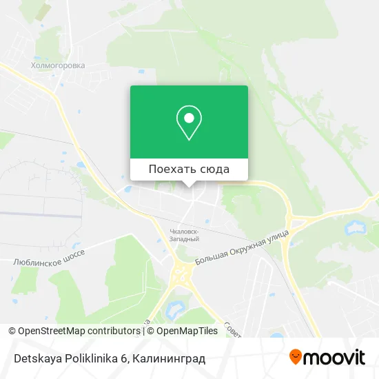 Карта Detskaya Poliklinika 6