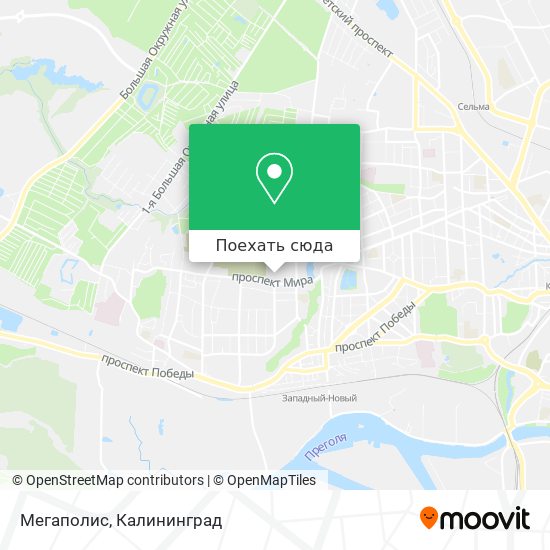Карта Мегаполис