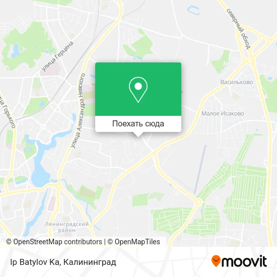 Карта Ip Batylov Ka