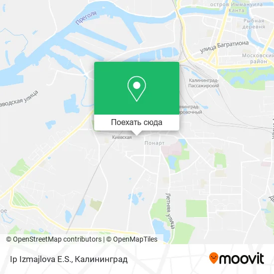 Карта Ip Izmajlova E.S.