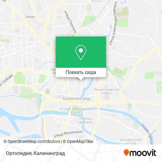 Карта Ортопедия