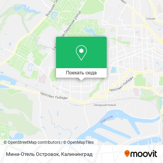 Карта Мини-Oтель Островок