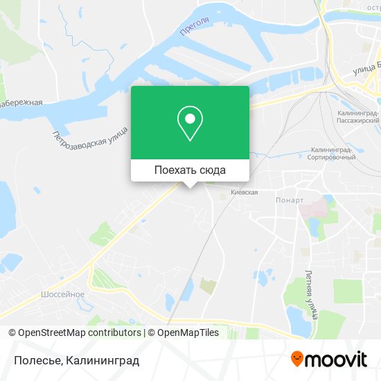 Карта Полесье