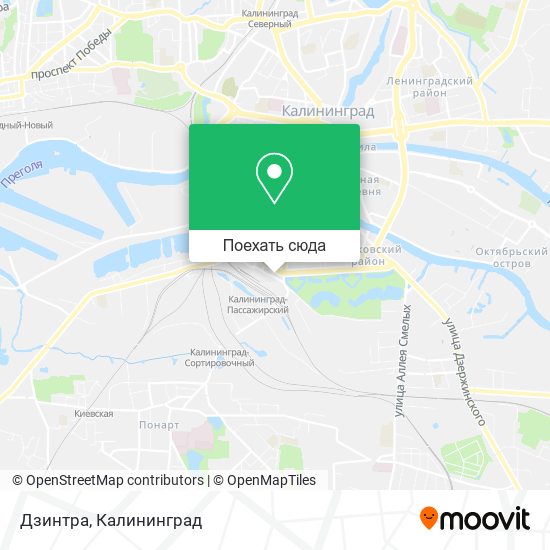Карта Дзинтра