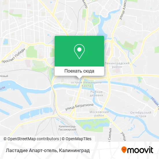 Карта Ластадие Апарт-отель